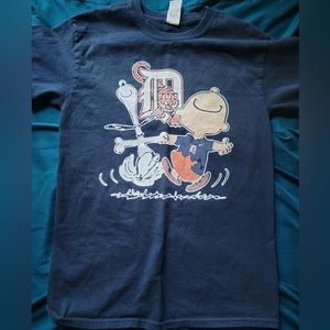 Detroit Tigers and Charlie Brown T-Shirt